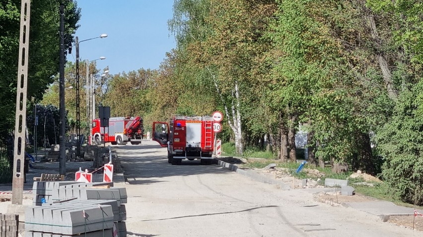 Prochowice: Koparka uszkodziła gazociąg, ponad 20 mieszkańców zostało ewakuowanych 