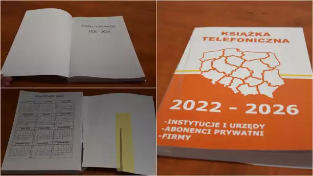 Tak wygląda książka telefoniczna, która została dostarczona do 82-letniej pani Marii. Są w niej numery telefonów, ale osób nie z Tarnowa tylko z Krakowa, na dodatek nie wiadomo, czy w ogóle są one aktualne