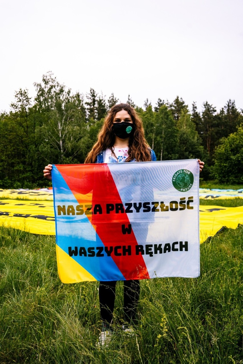 Działacze Greenpeace znów pojawili się w okolicach Bełchatowa [ZDJĘCIA]