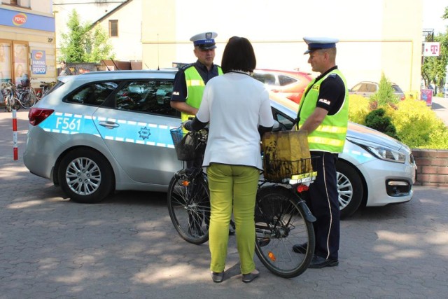 Rozważny pieszy, rozsądny rowerzysta - akcja zduńskowolskiej policji