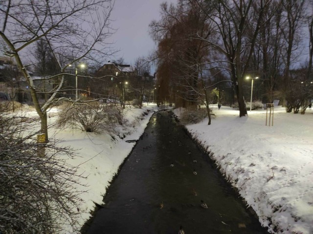 Dolina Silnicy w piątkowy poranek. Zobacz zimę w Kielcach także na kolejnych slajdach >>>>