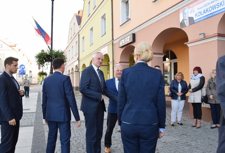 Wicepremier Jarosław Gowin odwiedził Łomżę i udzielił...