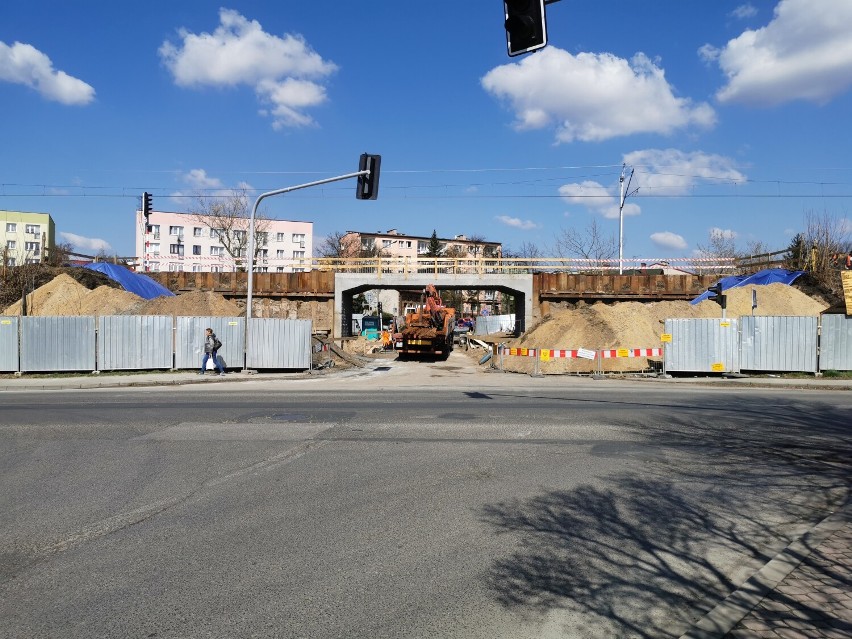 Trwa przebudowa wiaduktu na ul. Kadłubek w Chrzanowie