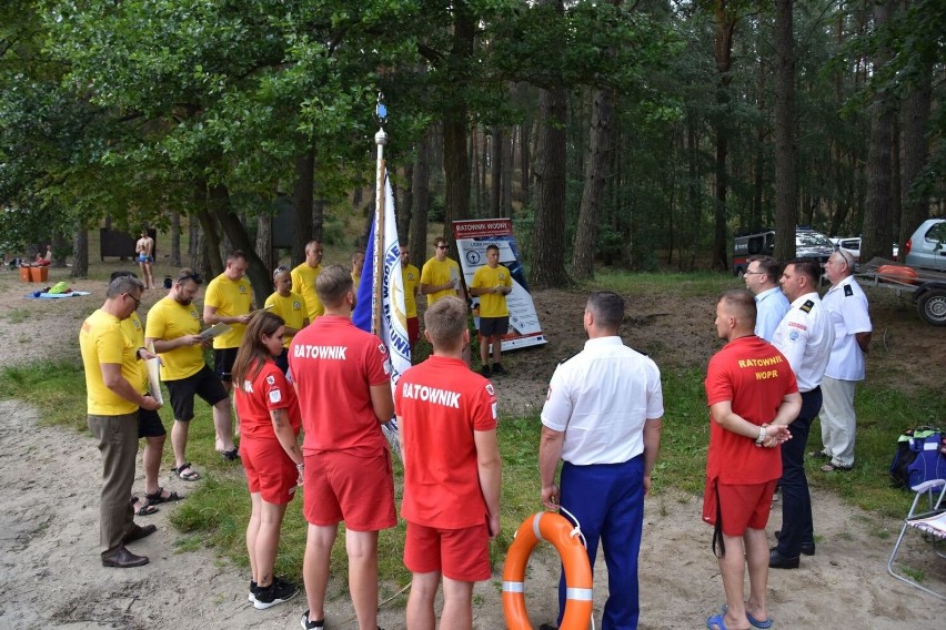 Ślubowanie ratowników wodnych w Gostycynie