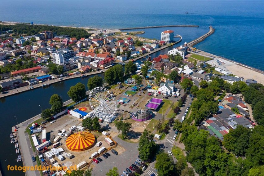 Wakacyjne Darłówko z lotu ptaka. Zobacz niezwykłe zdjęcia