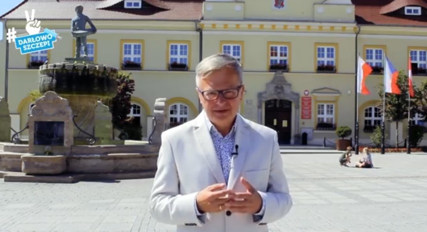 Arkadiusz Klimowicz - burmistrz Darłowa w kampanii "Darłowo...