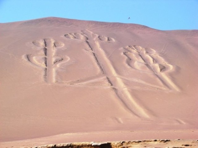 Kandelabr w Peru.