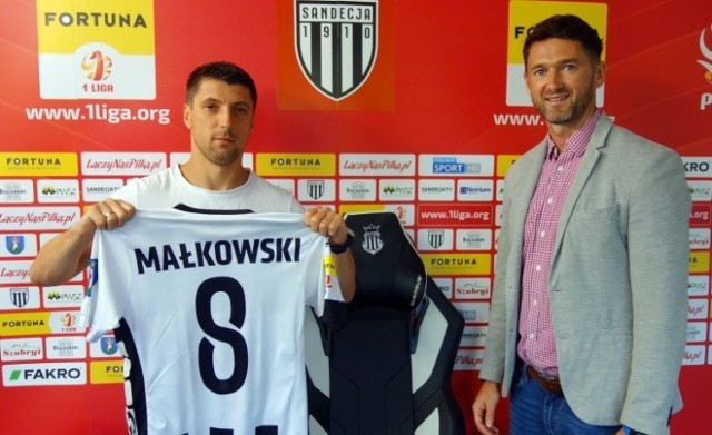 Maciej Małkowski grał w Sandecji począwszy od sezonu 2015/2016. Przez ten czas był jednym z głównych motorów napędowych nowosądeckiego klubu