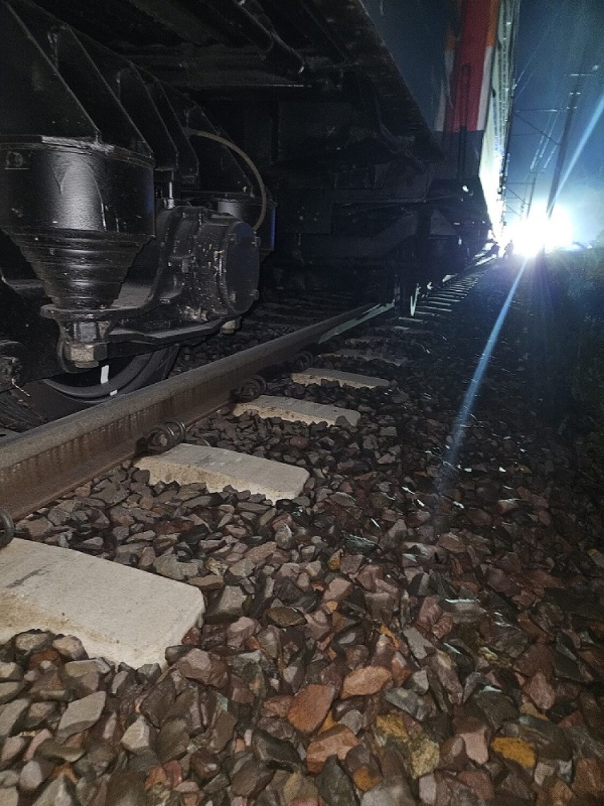 Zderzenie auta osobowego z pociągiem relacji Olsztyn - Morąg