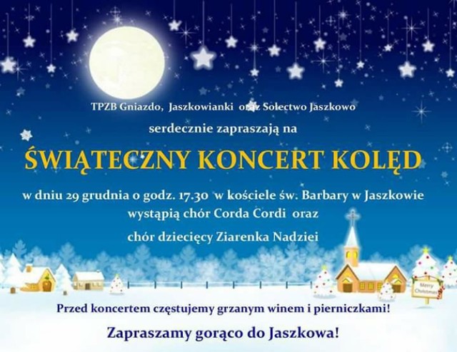 Świąteczny koncert kolęd w Jaszkowie