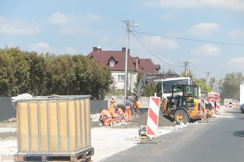 Utrudnienia na drodze w Łochocinie. Koniec remontu w lipcu 