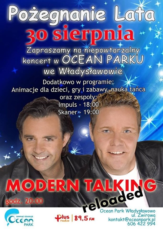 Ocean Park Władysławowo: koncert Modern Talking Reloaded
