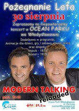 Ocean Park Władysławowo - pożegnanie lata z Modern Talking Reloaded [WIDEO]