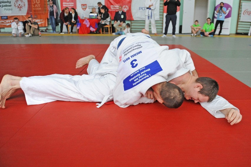 Turniej olimpiad specjalnych w judo w Poznaniu
