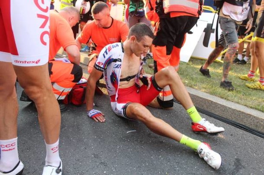 Matteo Pelucchi zwycięzcą drugiego etapu Tour de Pologne. Kraksa na finiszu [ZDJĘCIA]