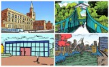 Kreskówkowe Opole. Te imponujące grafiki zostały stworzone przez sztuczną inteligencję