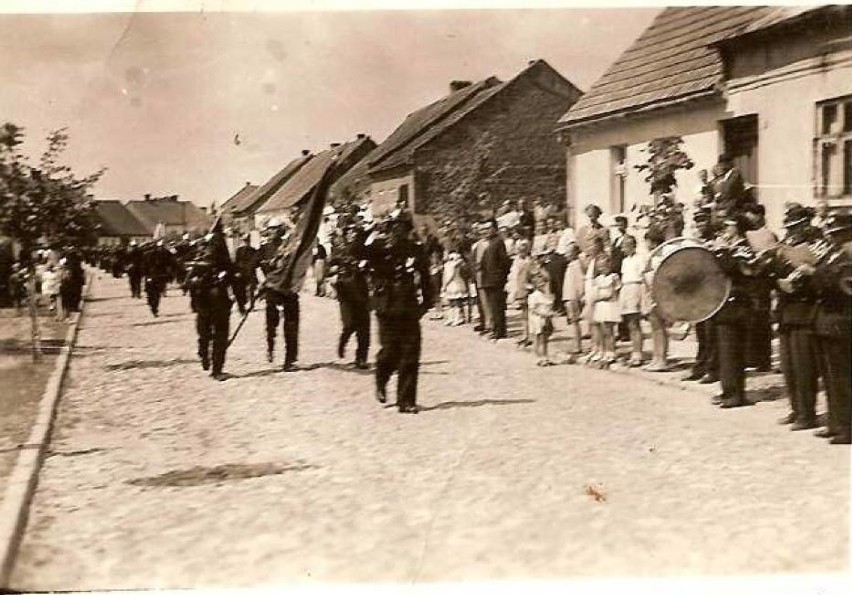 Chocz, 1 Maja, ul. Kościuszki, rok 1958