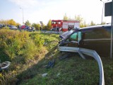 Wypadek na skrzyżowaniu Karsznickiej i Leśmiana w Zduńskiej Woli [zdjęcia]