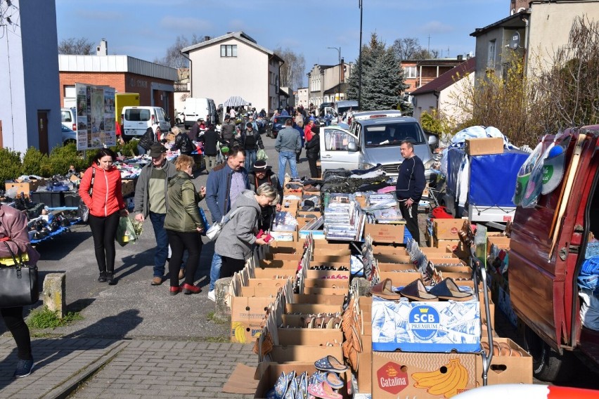 Jarmark w Stawiszynie. Można tutaj kupić wiosenne kwiaty, sadzonki i drzewka. ZDJĘCIA