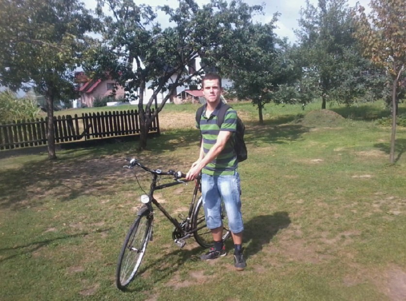 Mariusz Kwadrans z Przeciszowa rowerem pojechał do Gdańska
