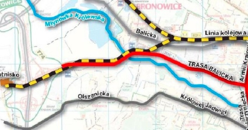 Kraków. Protestują przeciwko budowie Trasy Balickiej z lotniska do ul. Armii Krajowej