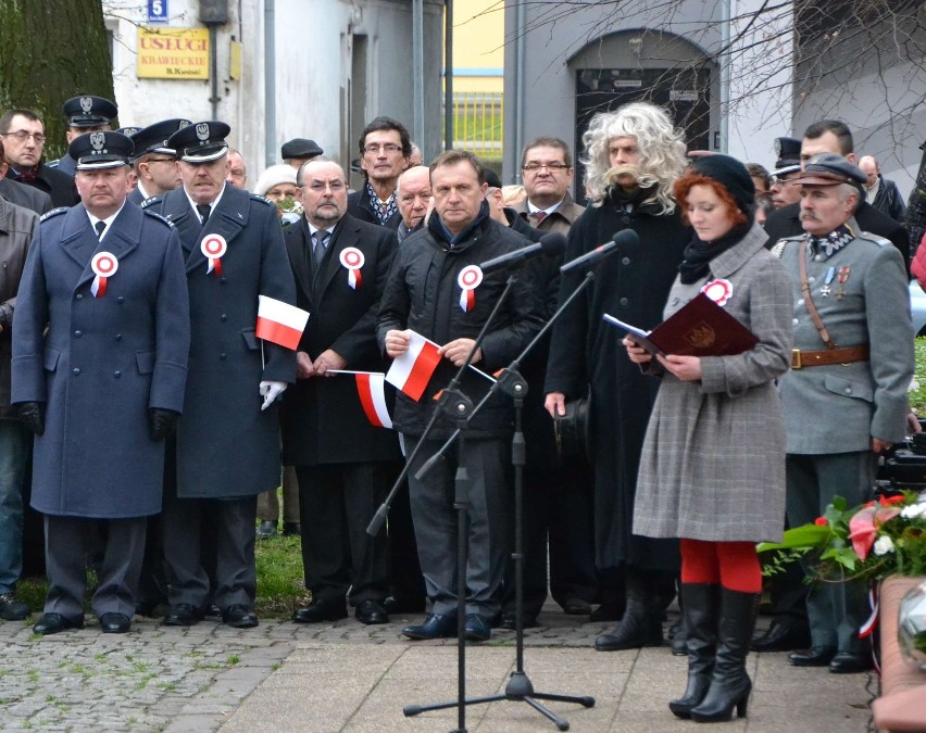 Święto Niepodległości w Malborku. Uroczystości na Skwerze Żołnierzy Wyklętych