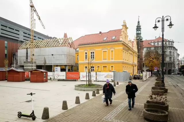 Prace przy remoncie konserwatorskim zabytkowego budynku muzeum przy ul. Gdańskiej już się skończyły, teraz trwa jego rozbudowa od strony Drukarni.