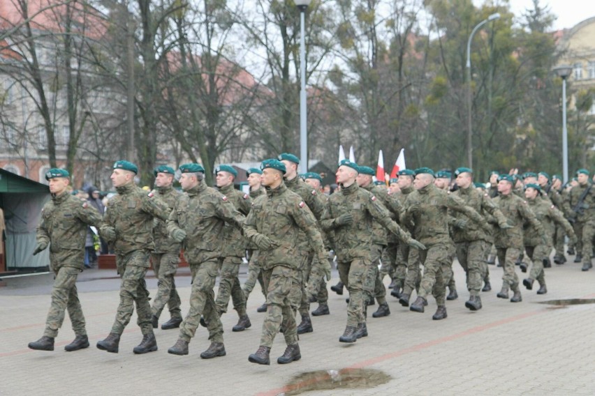 Przysięga wojskowa w Chełmnie