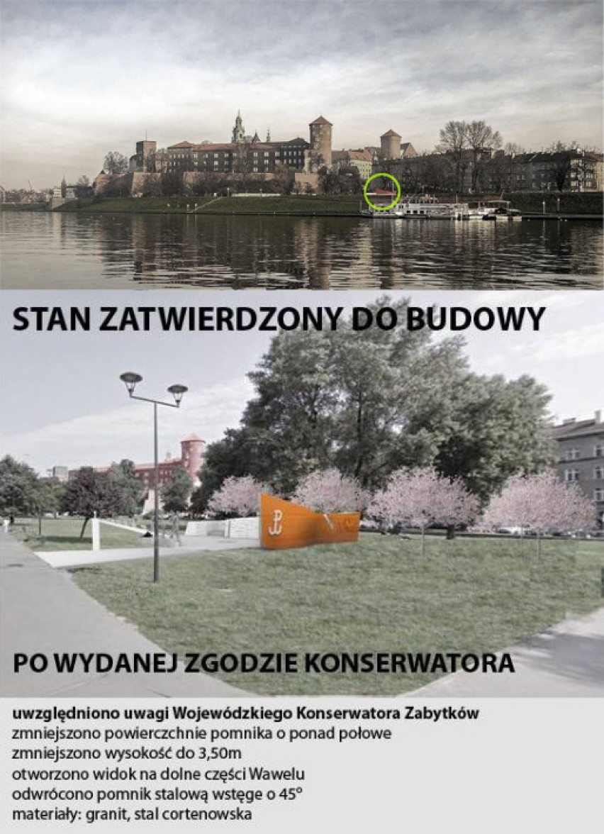 Kraków. Pomnik AK - tak, ale nie pod Wawelem    
