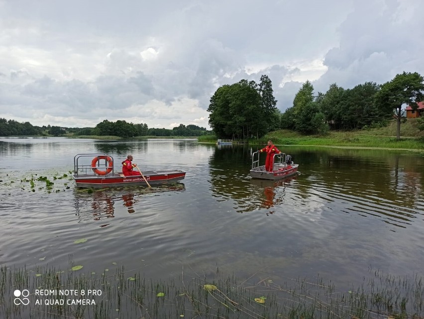 W gminie Puńsk odbył się pokaz łodzi ratowniczej Uniboot [Zdjęcia]