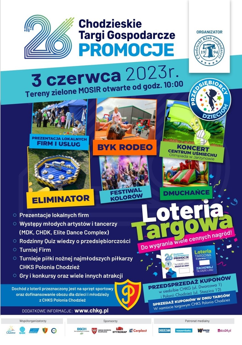 26 edycja Chodzieskich Targów Gospodarczych PROMOCJE 2023...