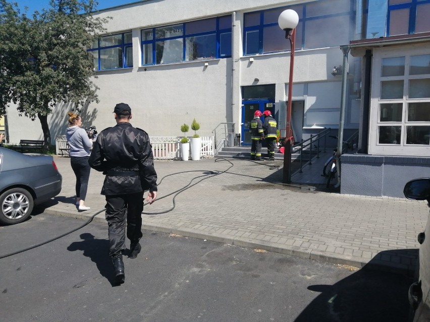 Głogów: Pożar w budynku Miejskiego Ośrodka Kultury. Paliła się kuchnia Fortepioano Ristorante 