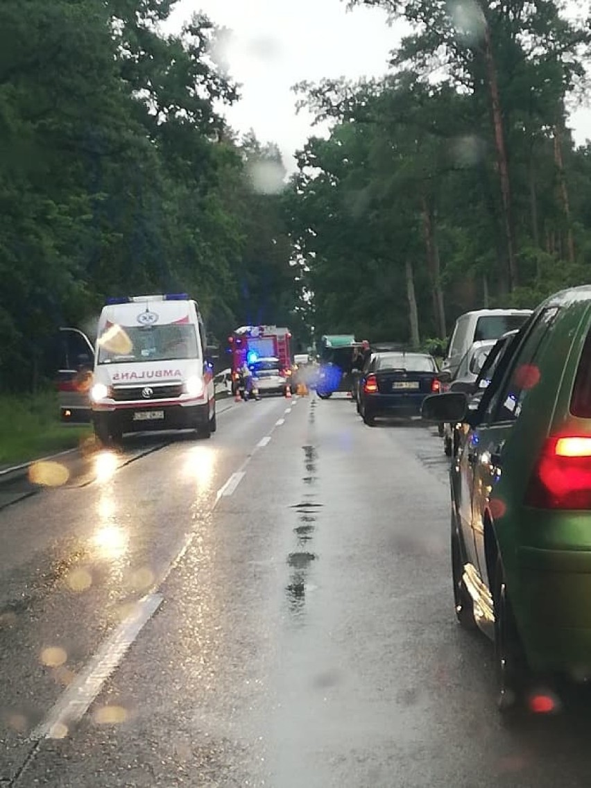 Wypadek w Tamie Brodzkiej pod Brodnicą