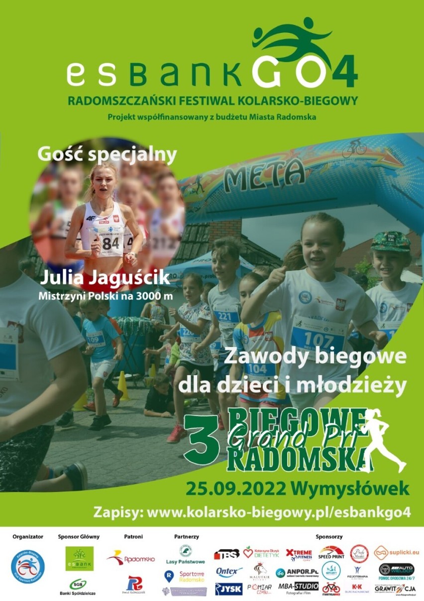 KBKS Radomsko zaprasza na Radomszczański Festiwal Kolarsko-Biegowy ESBANK GO 4