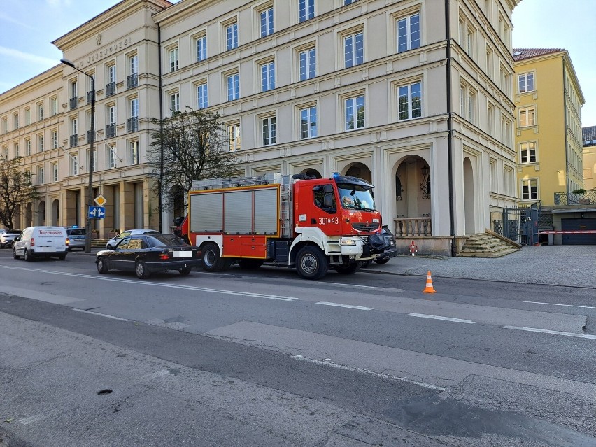Alarm bombowy w Sądzie Okręgowym w Kielcach. Zgłaszający mówił o ładunku wybuchowym