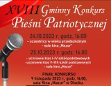 Gminny Konkurs Pieśni Patriotycznej w Olecku - Zapowiedź