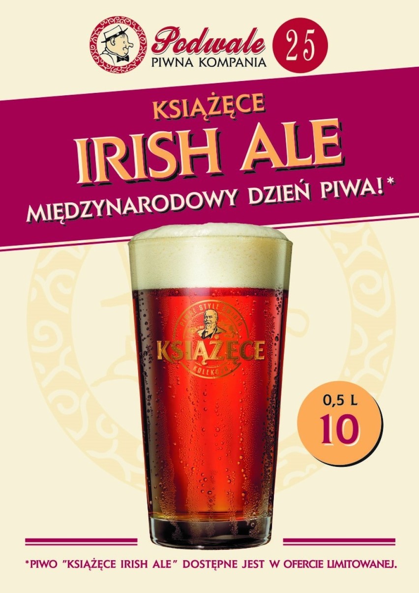 Warszawskie restauracje - Bazyliszek, Podwale 25 Kompania Piwna i U Szwejka zapraszają na Międzynarodowy Dzień Piwa i Piwowara