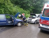 Wypadek w Huwnikach. W zderzeniu forda z suzuki poszkodowana została jedna osoba [ZDJĘCIA]