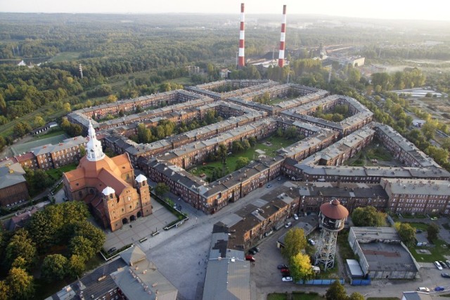 Nikiszowiec na zdjęciach lotniczych robi wrażenie!