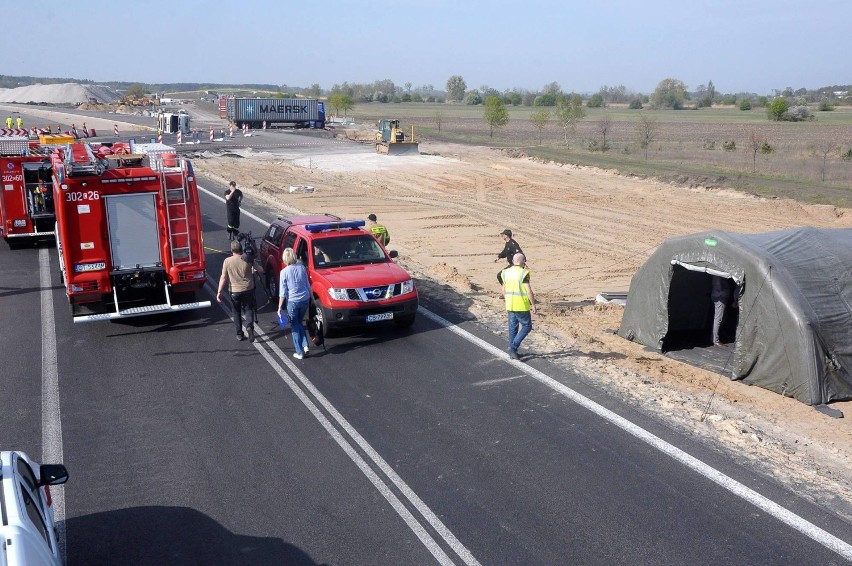 ​Poważny wypadek na krajowej 5 na obwodnicy Szubina....