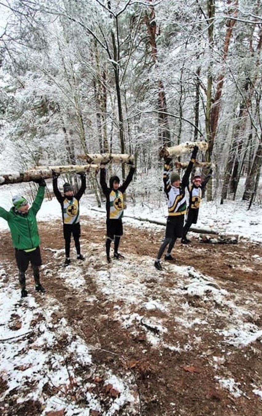 Żużlowcy Falubazu Zielona Góra podczas treningu na Wzgórzach...
