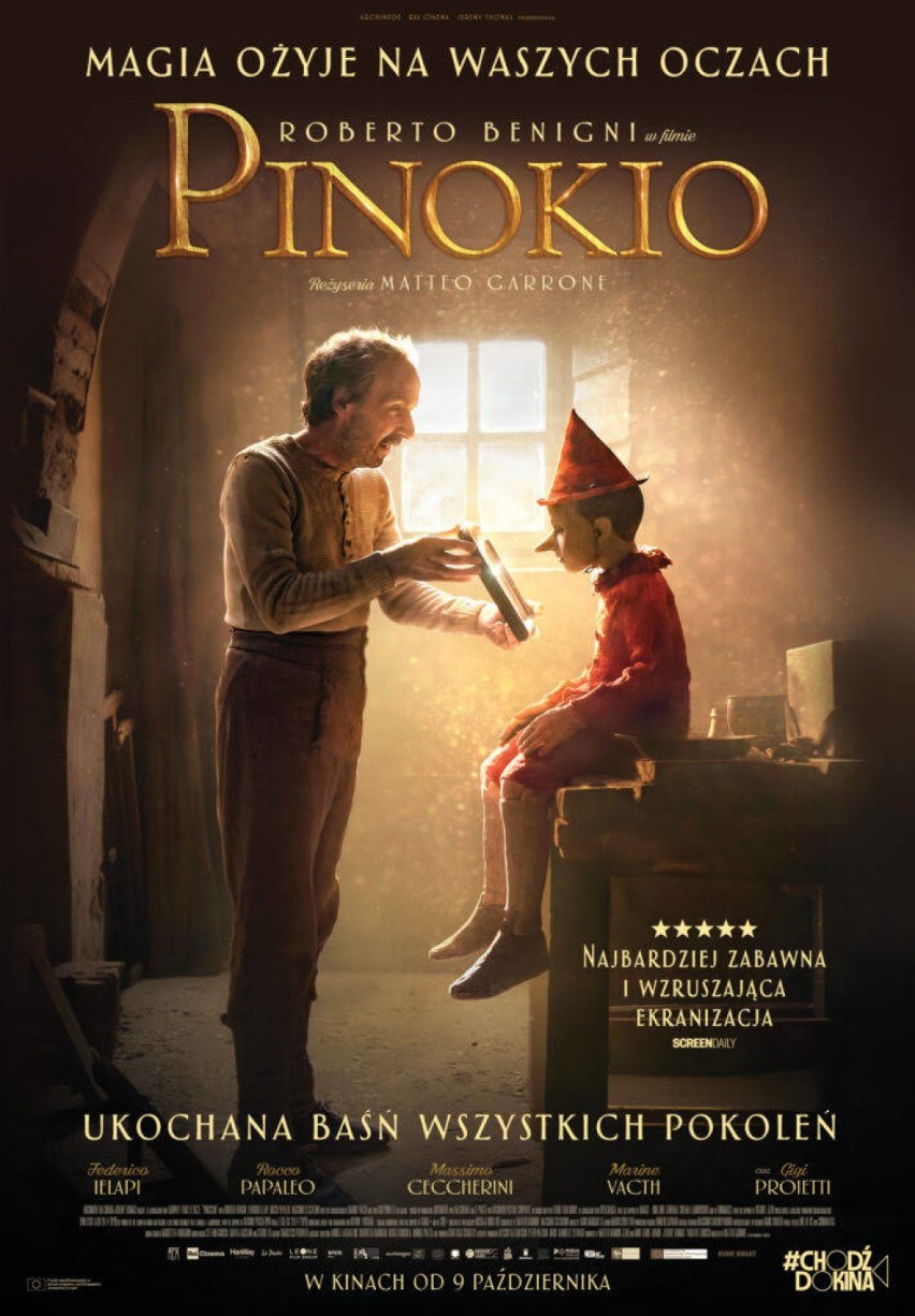 KINO FAMILIJNE
1. PINOKIO - 2D dubbing
reż. Matteo Garrone,...