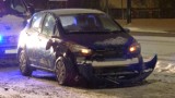 Wypadek na Moście Pomorskim w Bydgoszczy. Toyota uderzyła w tira [zdjęcia]