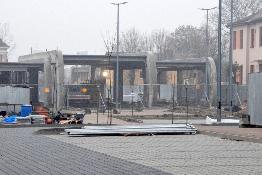 Budowa nowego dworca autobusowego w Jędrzejowie, Centrum...