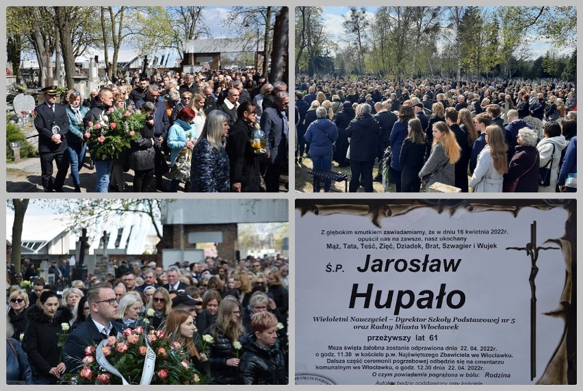 Pogrzeb Jarosława Hupało (1961-2022), 22 kwietnia 2022 roku.