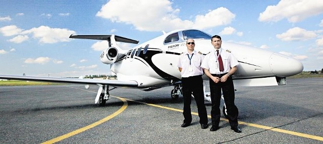 Piotr Buchowski i Piotr Długiewicz testowali w weekend nowy samolot