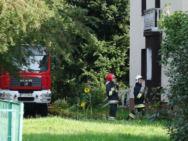 Straż Pożarna w Jarocinie: Strażacy ćwiczyli w Domu Pomocy Społecznej w Zakrzewie