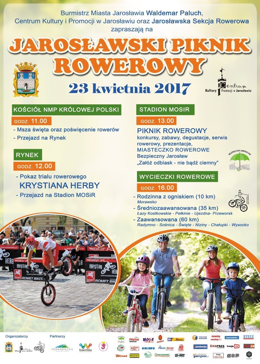 23 kwietnia piknik rowerowy w Jarosławiu!