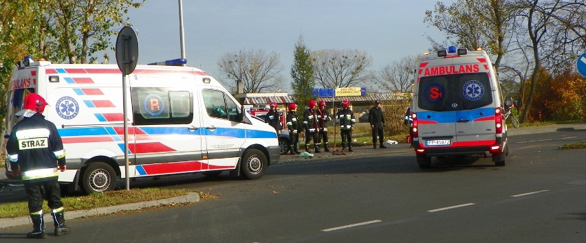 Wypadek na al. Poznańskiej w Pile