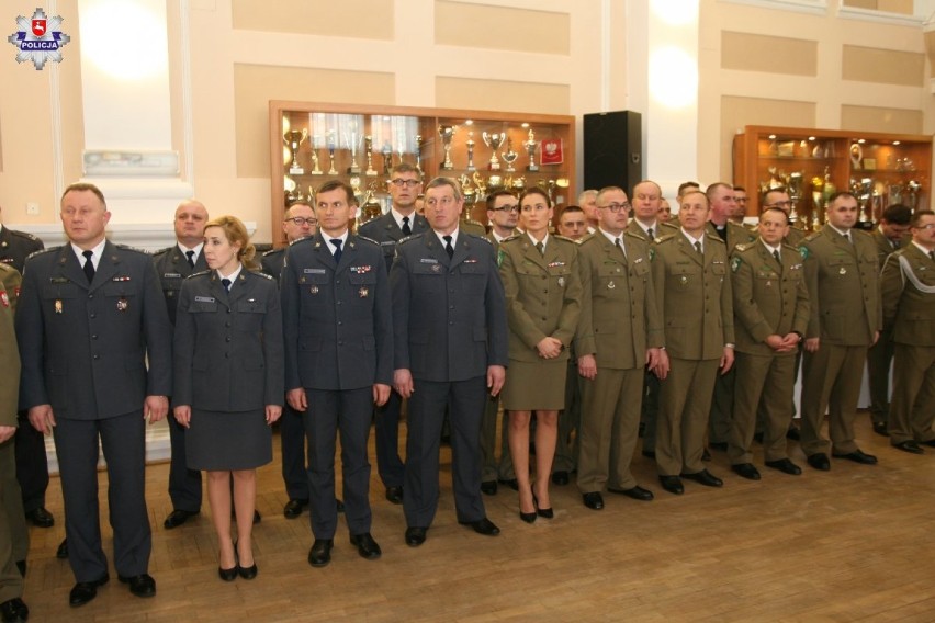 Przedświąteczne spotkanie lubelskich służb mundurowych (ZDJĘCIA)